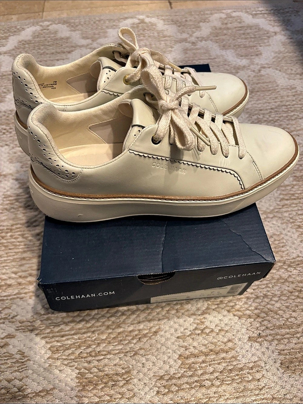 Cole Haan GrandPrø Tennis Sneaker GrandPrø Tennis Sneaker Leather Sneakers US 7